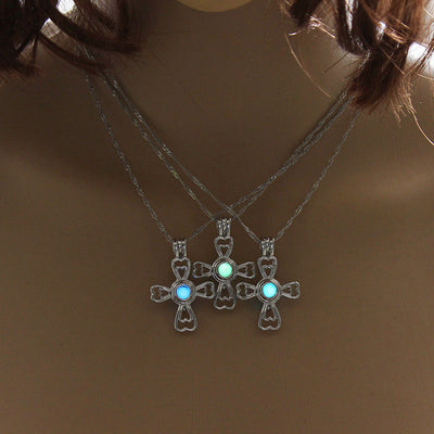 Glow-in-the-Dark Lucky Clover DIY Necklace - Faith-Inspired Jewelry for Blessings & Good Fortune