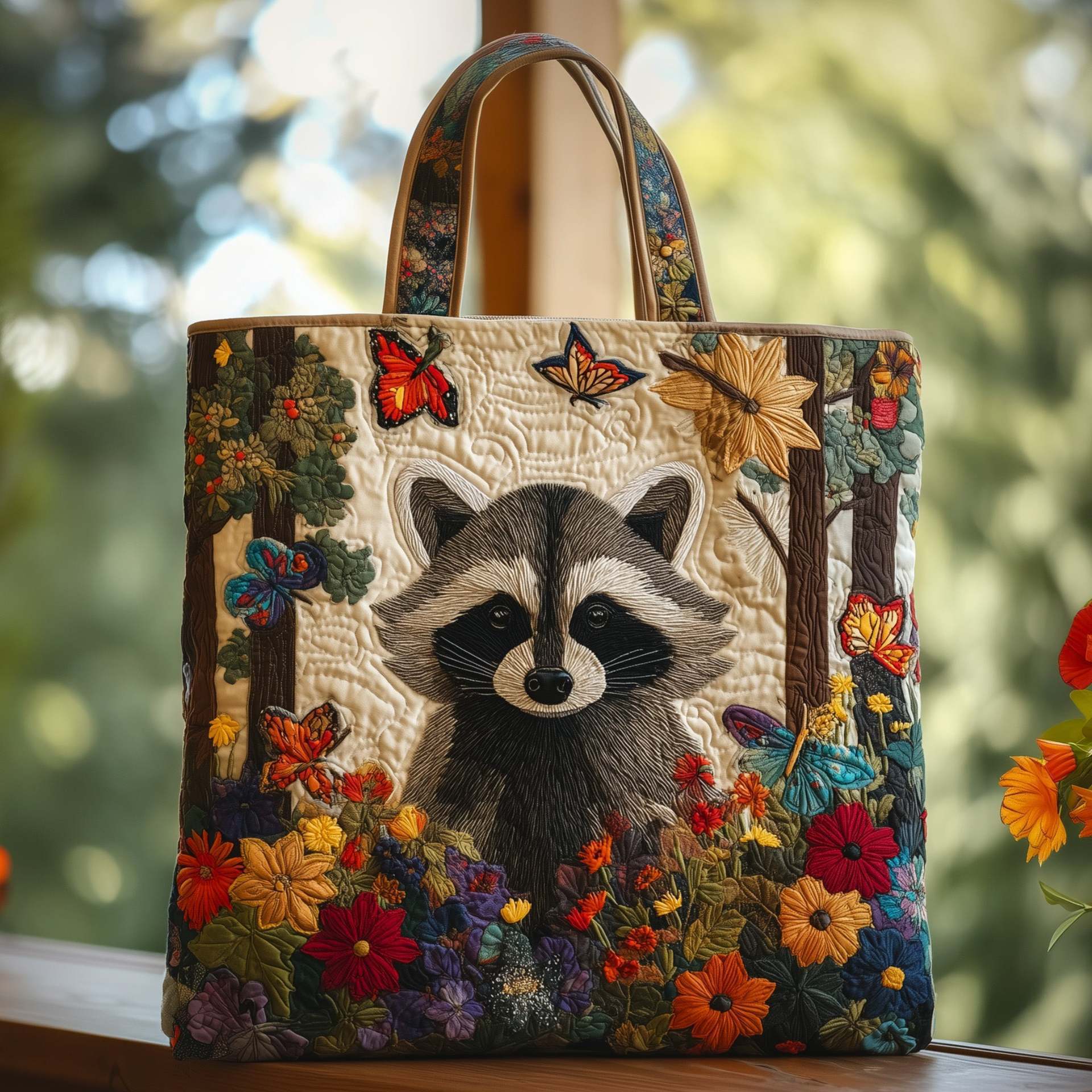 New Digital-print Tote Bag With A Personalized Floral Design In Canvas What Else You Got?