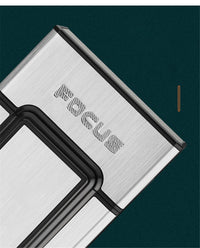 Rechargeable Metal Cigarette Case with Built-In Lighter – USB EDC Case