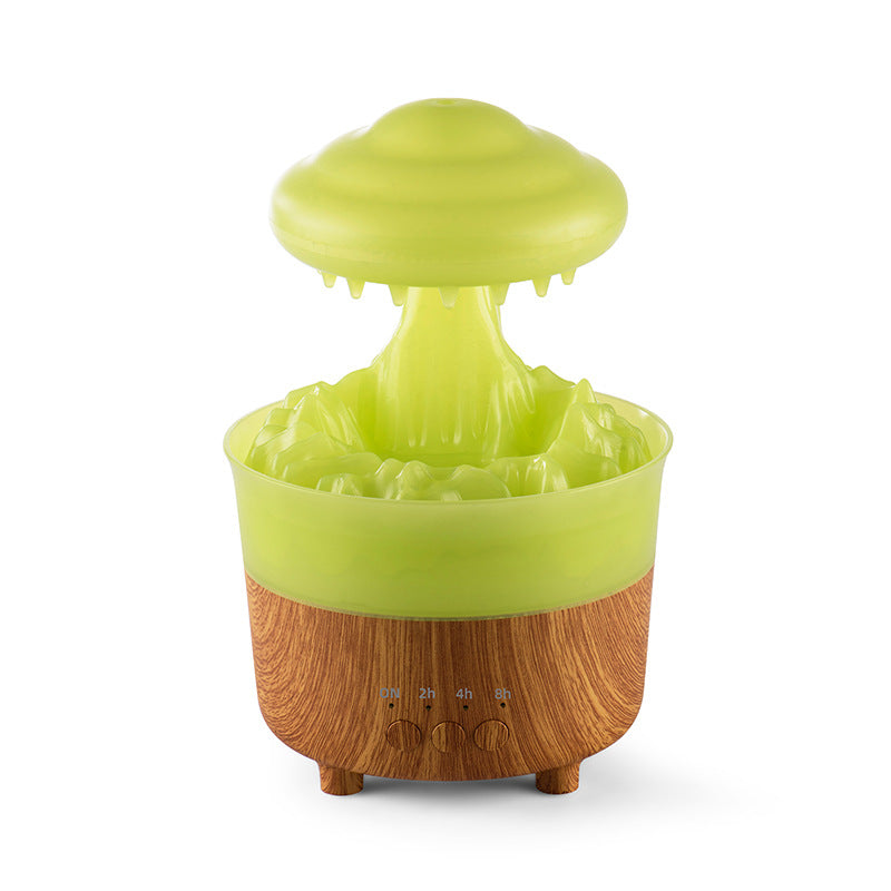 Rain Cloud Night Light Humidifier With Raining Water Drop Sound And 7 Color Led Light Essential Oil Diffuser Aromatherapy What Else You Got?