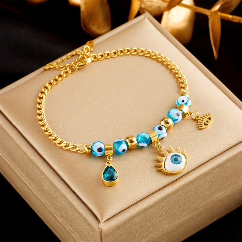 Gold Plated Double Layer Snake Chain Bracelet – Punk Luxury Fashion Jewelry for Women & Girls What Else You Got?