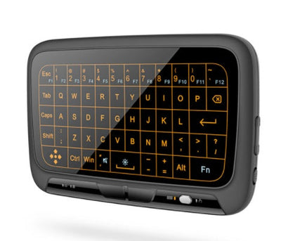 H18+ Compact Wireless Backlit Keyboard with Touchpad & Mouse Wheel - Perfect for Travel & Home Use