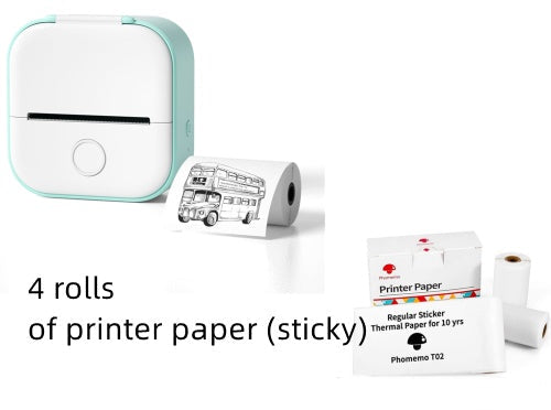 Portable Mini Thermal Label Printer Home Photo Printer Student Wrong Question Printer Bluetooth-compatible Mini Label Printer Price Tag What Else You Got?