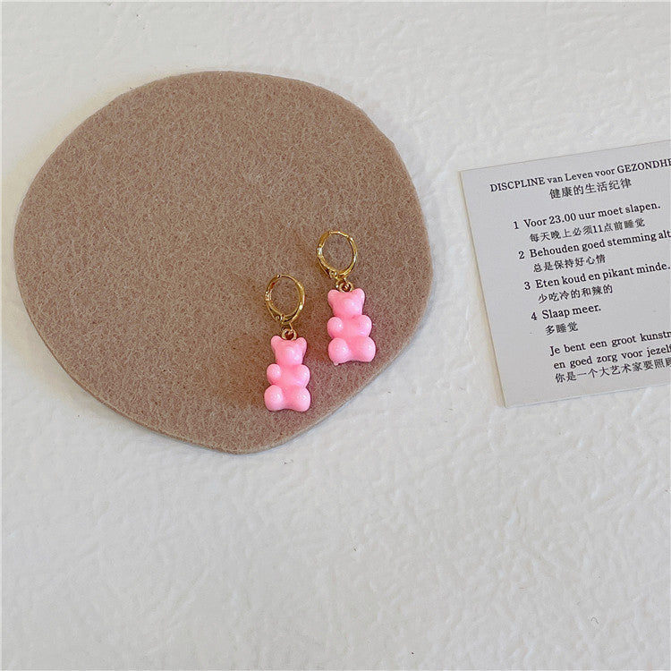 South Korea Colorful Candy Bear Earrings – What Else You Got?