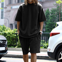Men's Summer Christian Sports Wear Set - Comfortable & Stylish 2-Piece Outfit