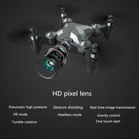 Foldable Mini Drone with Luggage Storage - Kids' Aerial Photography Toy with Gesture Control & HD Camera