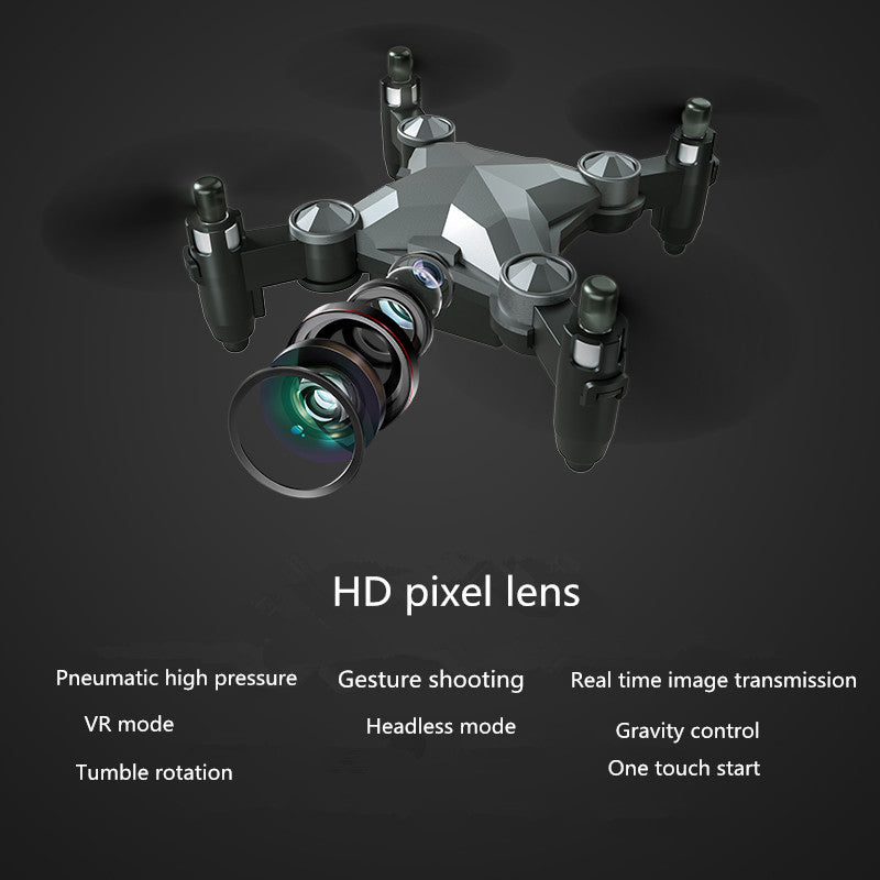 New Luggage Box Storage Box Folding Mini UAV Aerial Photography Remote Control Four Axis Children's Toys Drone What Else You Got?