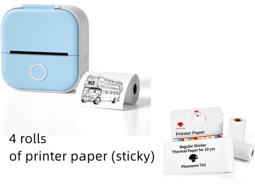 Portable Mini Thermal Label Printer Home Photo Printer Student Wrong Question Printer Bluetooth-compatible Mini Label Printer Price Tag What Else You Got?