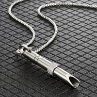 Christian Couple's Anxiety Relief Necklace - Stainless Steel Mindfulness Pendant for Stress & Panic Attacks - Meditation Gift for Him & Her