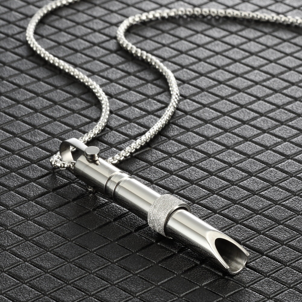 Couple Stainless Steel Mindfulness Necklace For Women Men Anxiety Relief Pendant Stress Panic Attack Relief Meditation What Else You Got?