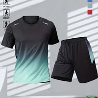 Radiant Grace Fitness Set: Summer Casual Top & Shorts Combo - Glorify God Through Movement