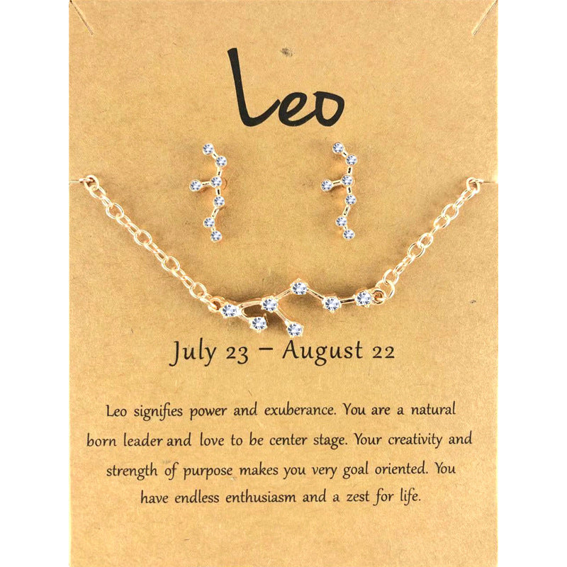 New Diamond Zodiac Bracelet and Earring Set What Else You Got?