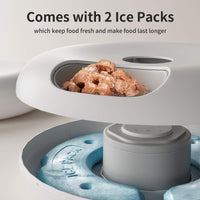 Blessed Paws WiFi 6 Automatic Pet Feeder - Smart Dry & Wet Food Dispenser with App Control & Ice Packs