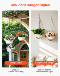 Self-Watering Hanging Planters 10
