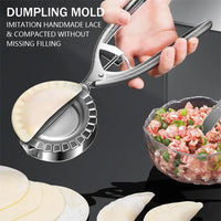 Stainless Steel Dumpling Mold – Manual Dumpling & Pastry Press Tool