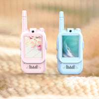Kids’ Video Walkie-Talkie 2-Pack with Camera & Screen – Safe Rechargeable Intercom for Outdoor Play