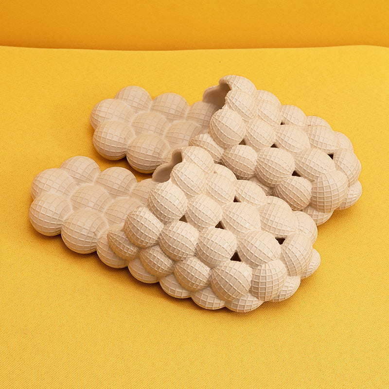 New Summer Fashion Massage Mesh  Bubble  Bathroom Slides Home Indoor Anti-Skid Shoes What Else You Got?