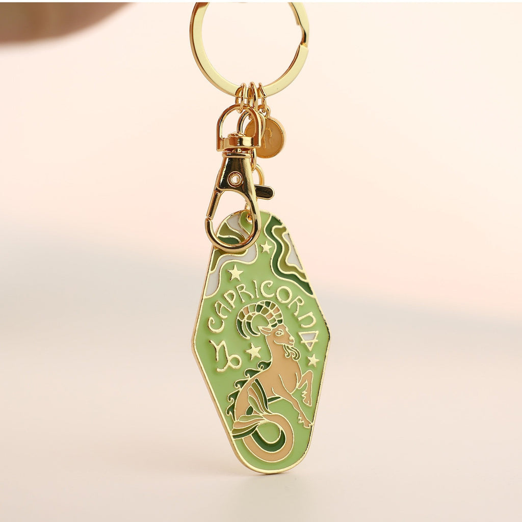 Zodiac Sign Metal Enamel Birthday Keychain What Else You Got?
