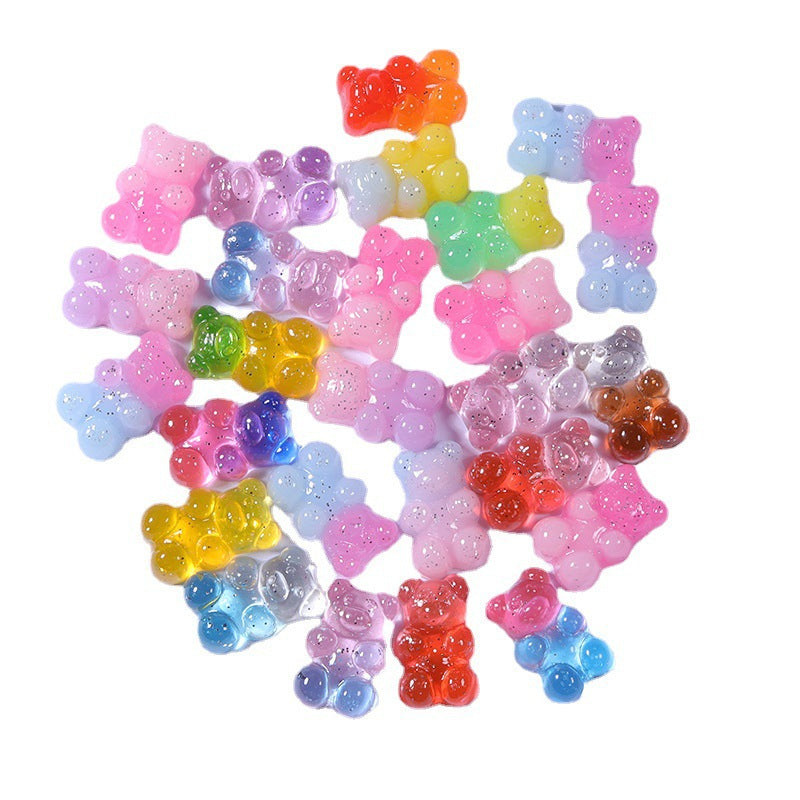 Double‑Color Bear Resin Accessories – DIY Epoxy Phone Case & Jewelry Decoration Charms What Else You Got?