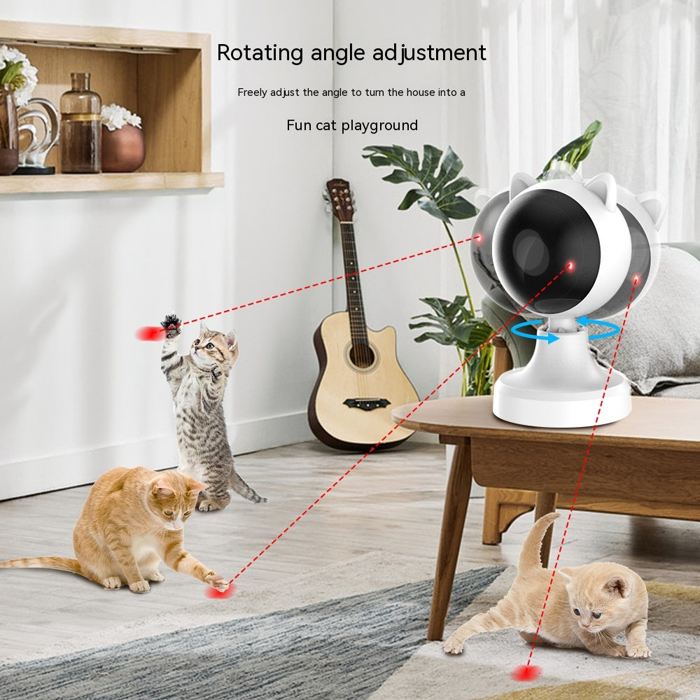 Smart Laser Cat Teaser Toy – Automatic Interactive Laser for Indoor Cats (USB Rechargeable) What Else You Got?