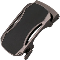 Automatic Sliding Buckle Leather Belt for Men – Adjustable No-Holes Waist Belt
