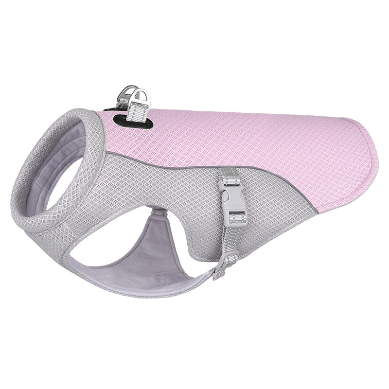 Summer Pet Dog Cooling Vest Heat Resistant Cool Dogs Clothes Breathable Sun-proof Clothing For Small Large Dogs Outdoor Walking What Else You Got?