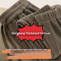 Men’s Ultra-Warm Double-Sided Fleece Joggers – Winter Comfort Sweatpants for Cold Days