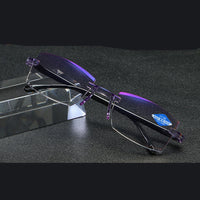 Blue Light Blocking Glasses - Diamond Cut Anti-Glare Readers for Digital Eye Strain Relief