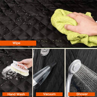 Waterproof Dog Car Seat Cover - Scratchproof Pet Rear Seat Protector for Car, Truck & SUV