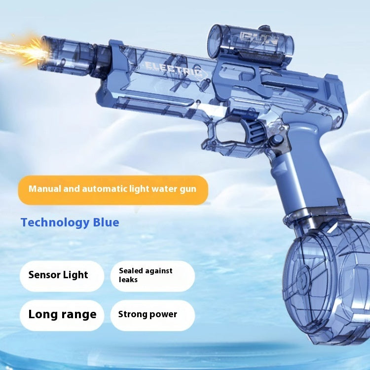 Fire Rat Electric Water Pistol Cool Light Full Automatic Water Spray Gun Summer Toy Sports Entertainment Children Gifts AC223 What Else You Got?