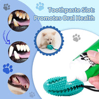 Dog Pull Rope Toy with Suction Cup – TPR Interactive Treat Dispenser & Chew Toy