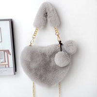 Heartwarming Love Bags Soft Plush Valentine's Handbag - Perfect for Women's Gifts