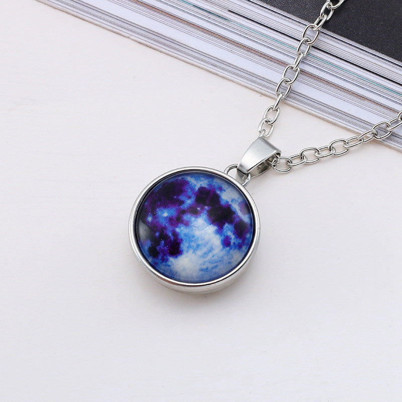 Galaxy Planet Glass Luminous Necklace What Else You Got?