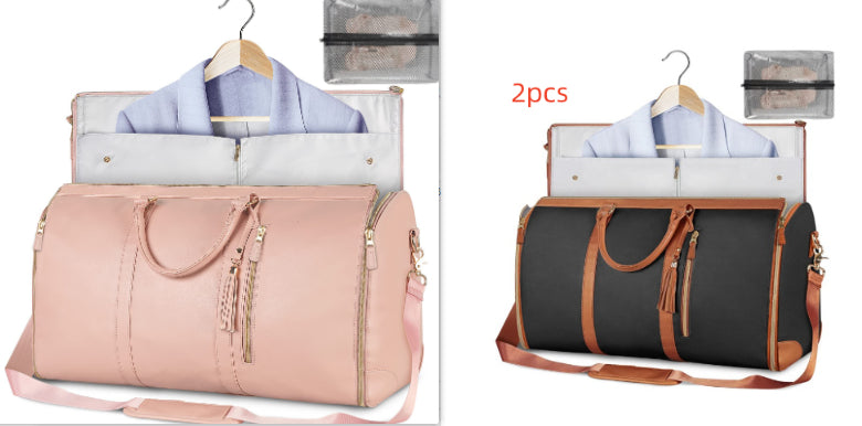 Large Capacity Travel Duffle Bag Women's Handbag Folding Suit Bag Waterproof Clothes Totes What Else You Got?