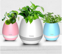 Elegant Touch-Sensitive Music Vase with Bluetooth Speaker - 12-Hour Playtime