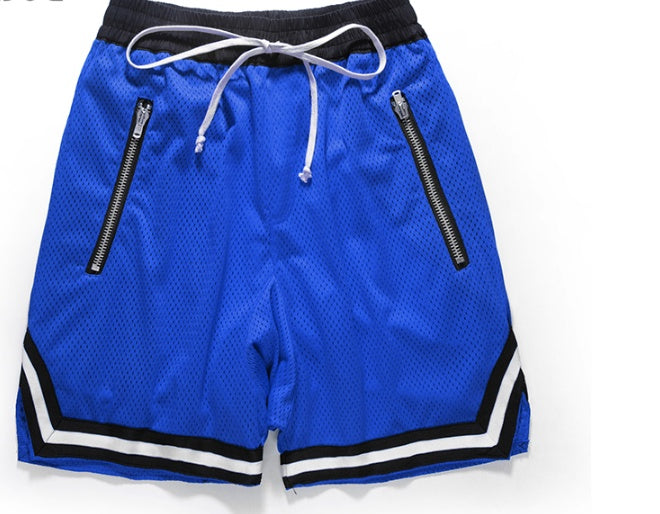 Spring and summer new style popular logo European and American men's zipper men's shorts baggy sports pants What Else You Got?