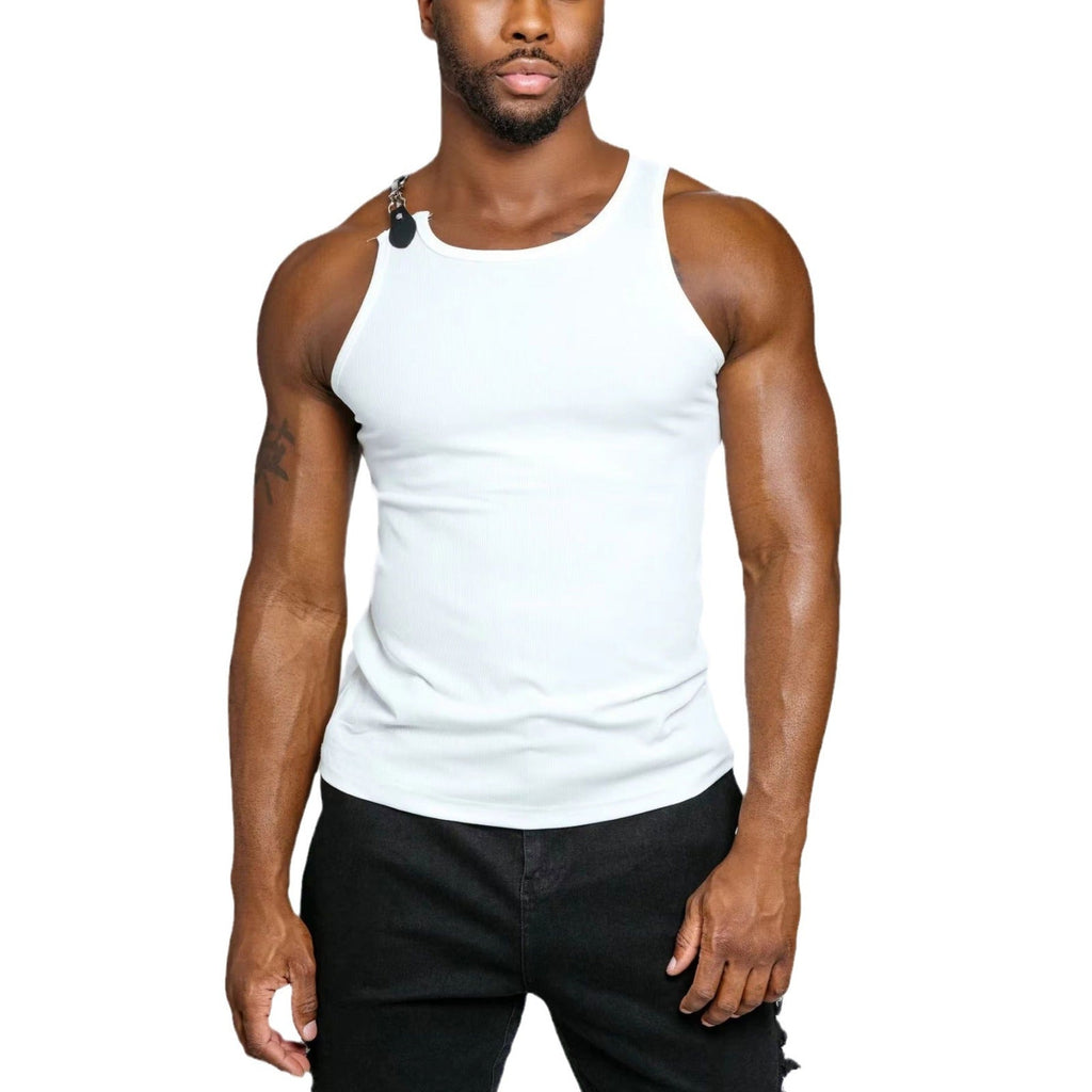 Sleeveless Threaded Vest What Else You Got?