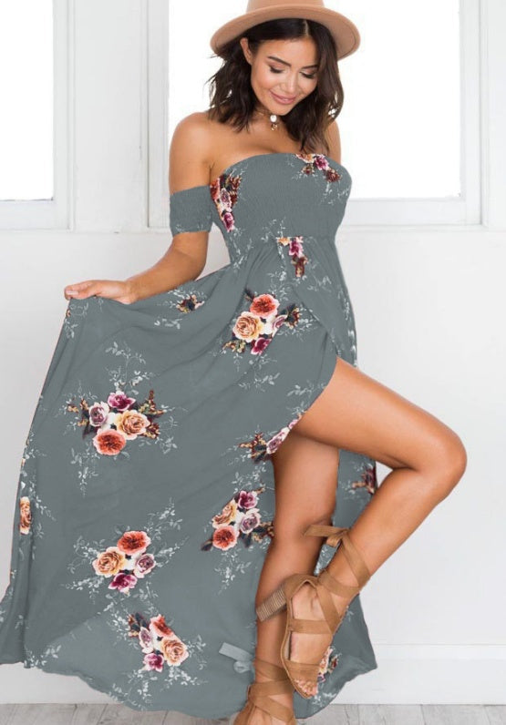 Boho style long dress women Off shoulder beach summer dresses What Else You Got?