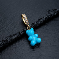 Y2K Gummy Bear Love Necklace – Colorful Bear Pendant Jewelry for Women