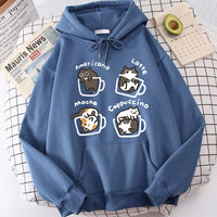 Printed Loose-Fit Pullover Hoodie – Polyester Casual Sweatshirt XS–3XL