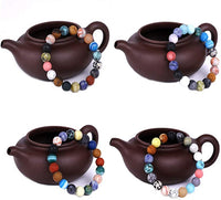 Solar System Planet Bracelet – Natural Stone Chakra Bead Jewelry for Everyday Wear