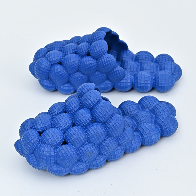 New Summer Fashion Massage Mesh  Bubble  Bathroom Slides Home Indoor Anti-Skid Shoes What Else You Got?