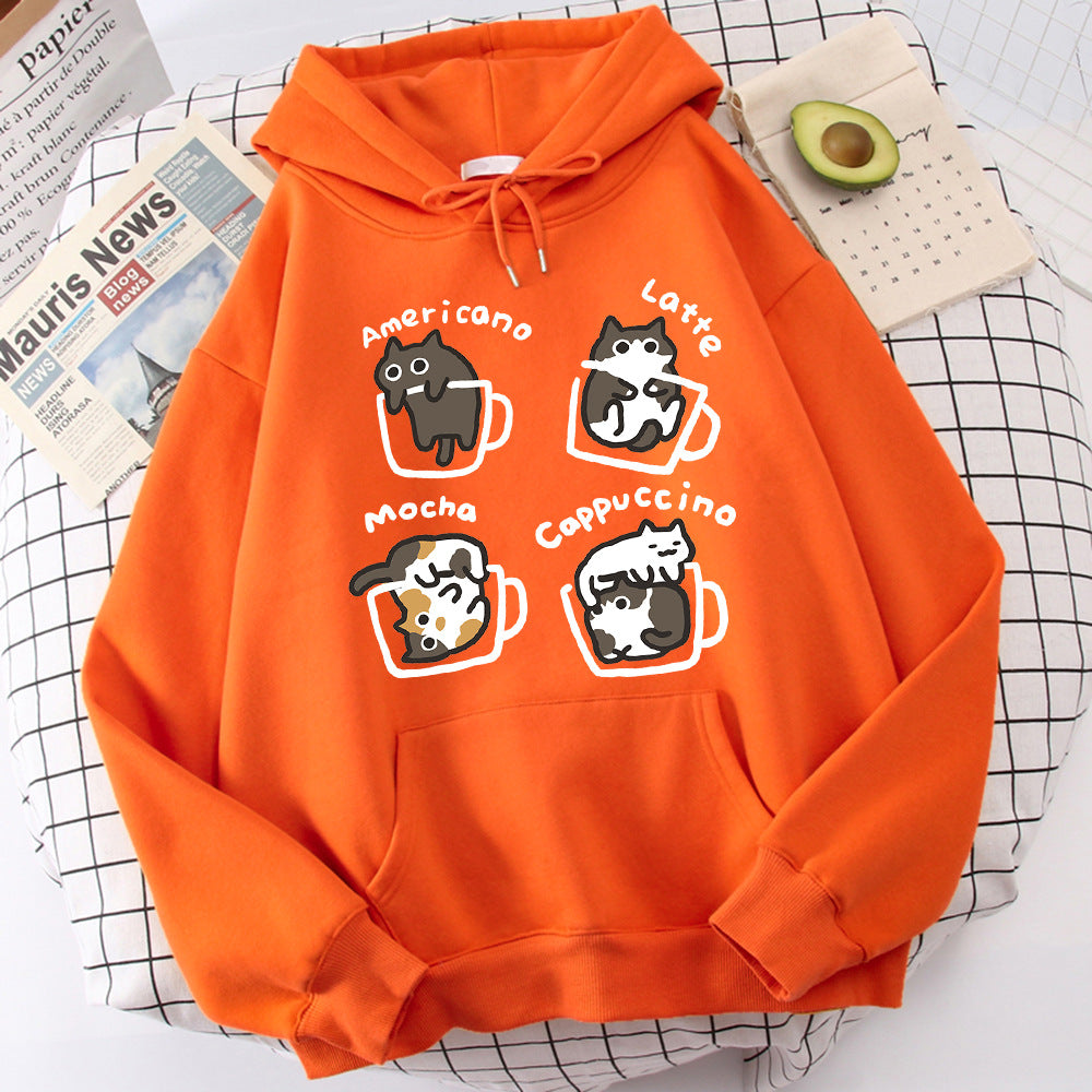 Casual Loose Pullover Hoodie – Multi‑Color Pattern Print Polyester Sweatshirt (XS–3XL) What Else You Got?