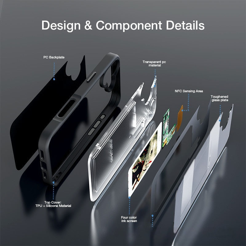DIY AI E-Ink Projection Phone Case – Custom Image Display NFC Smart Case What Else You Got?