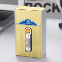 20 USB Charging Cigarette Lighter Case - Fast Car Charger - Metal Design