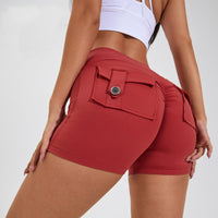 Divine Activewear: High-Waist Quick-Dry Fitness Shorts for Women