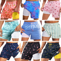 Modest & Stylish Men's Swim Trunks with Anti-Embarrassment Lining - Perfect for Beach & Pool Days | Christian-Inspired Swimwear