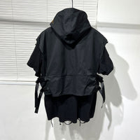 All-Season Men’s Utility Hoodie Jacket – Durable Casual Workwear with Loose Fit