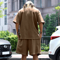 Men's Summer Christian Sports Wear Set - Comfortable & Stylish 2-Piece Outfit