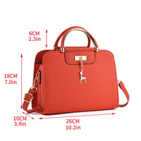 Elegant Hollow-Out PU Leather Shoulder Bag – Chic Everyday Tote for Women | Lightweight & Stylish